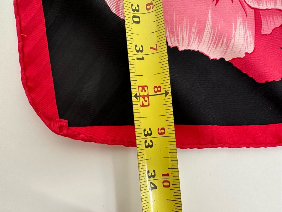 Hermes Paris Silk Scarf Les Pivoines 35.5 X 33.5 [Photo 11]