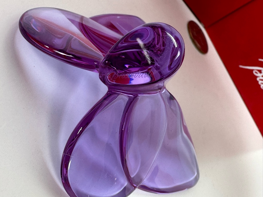 Pair Of Baccarat Crystal Lucky Butterflies Figurines New In Box 2.5H [Photo 7]