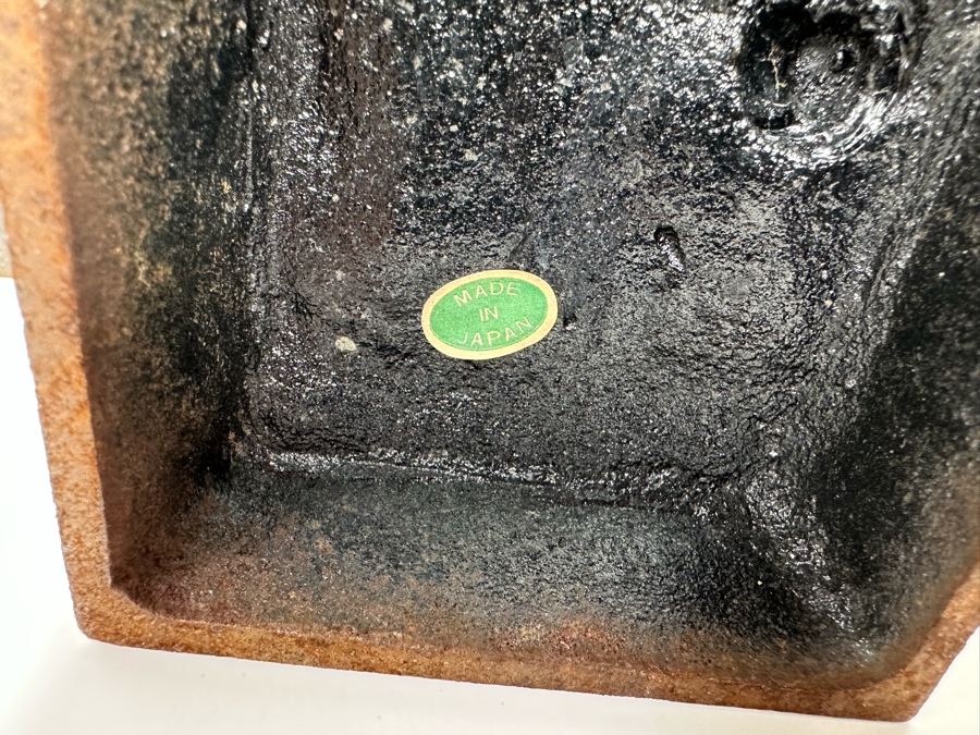 Pair Of Metal Bear Bookends Made In Japan