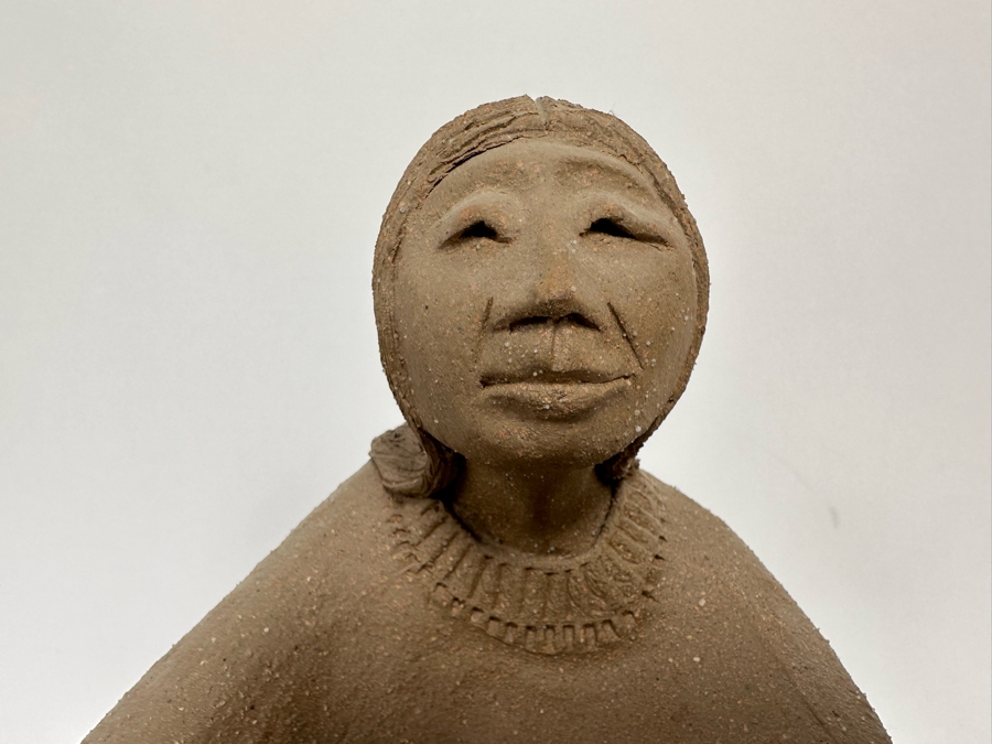 Lynn Hone Signed Laguna Native American Pottery Sculpture 1990 6W X 6.5D X 11H [Photo 14]