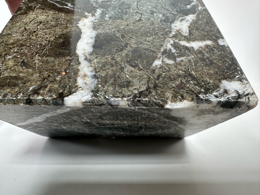 Polished Marble Stone Bookends 6W X 4D X 6 1/4H [Photo 5]