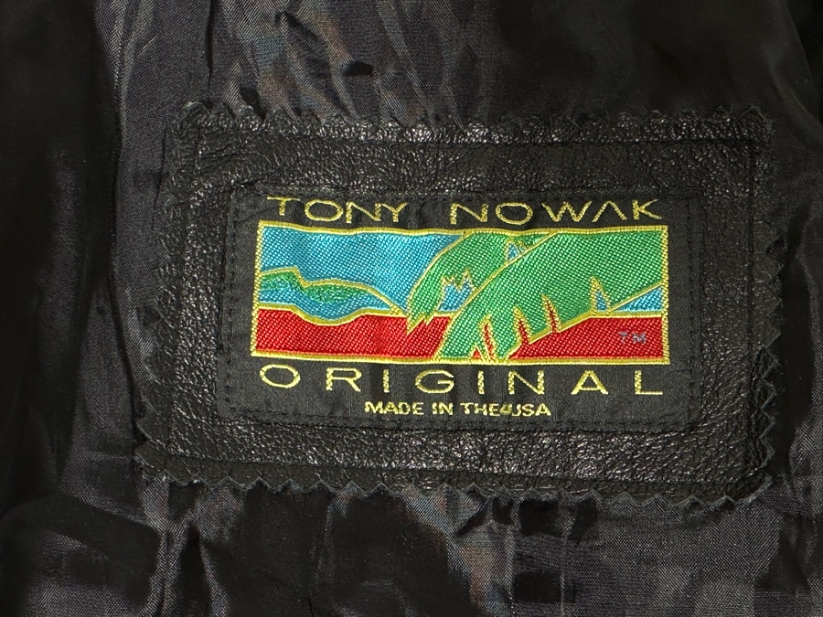 Tony Nowak Original Leather Jacket Size XXL? Made Especially For Doctor ...