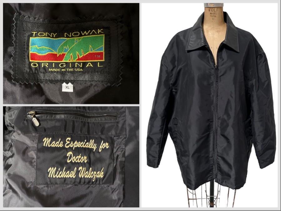Tony Nowak Original Jacket Size XL Made Especially For Doctor Michael Walczak
