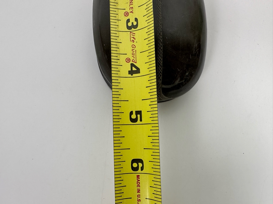 Carved Stone Egyptian Scarab Beetle With Hieroglyphs On Underside 3W X 4.5D X 1.5H [Photo 18]