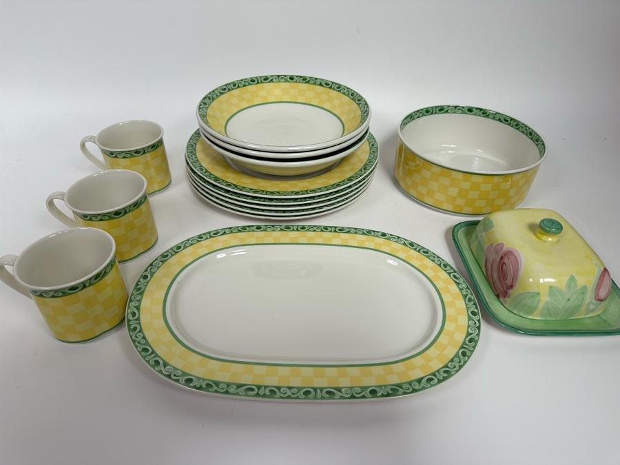 Villeroy & Boch Portugal Platter, Coffee Cups, Bowls, Plates And