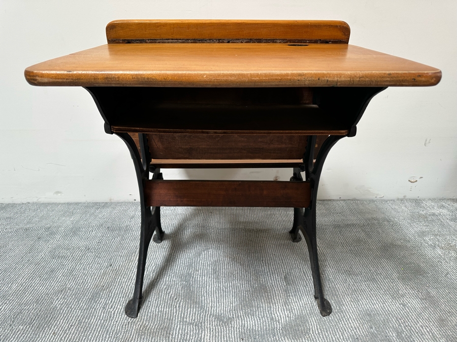 Vintage Children's School Desk 23.5W X 33D X 31H	 [Photo 7]