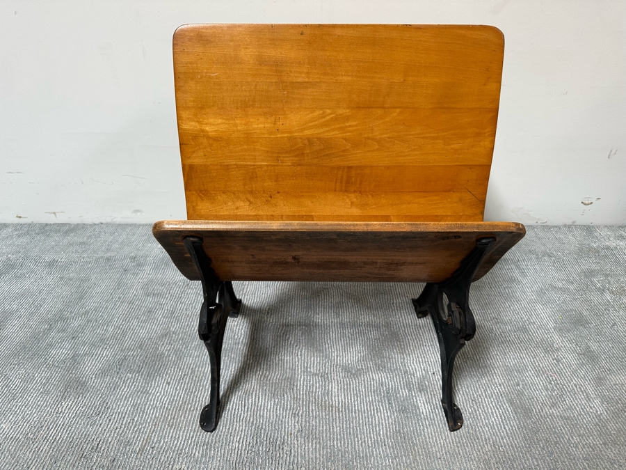 Vintage Children's School Desk 23.5W X 33D X 31H	 [Photo 3]