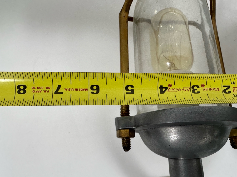 Pair Of Industrial Metal Light Fixture Sconces 13H X 5W [Photo 12]