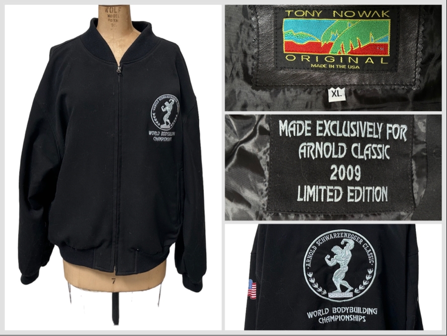 Limited Edition Tony Nowak Jacket Made Exclusively For The Arnold Schwarzenegger Classic 2009 World Bodybuilding Championships Size XL