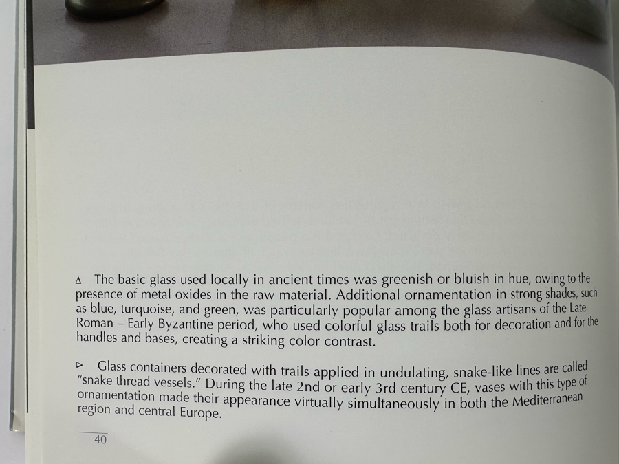 The Wonders Of Ancient Glass At The Israel Museum, Jerusalem By Yale Israeli Hardcover Book [Photo 9]