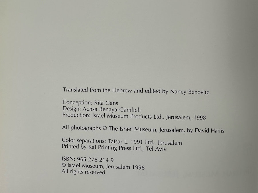 The Wonders Of Ancient Glass At The Israel Museum, Jerusalem By Yale Israeli Hardcover Book [Photo 3]