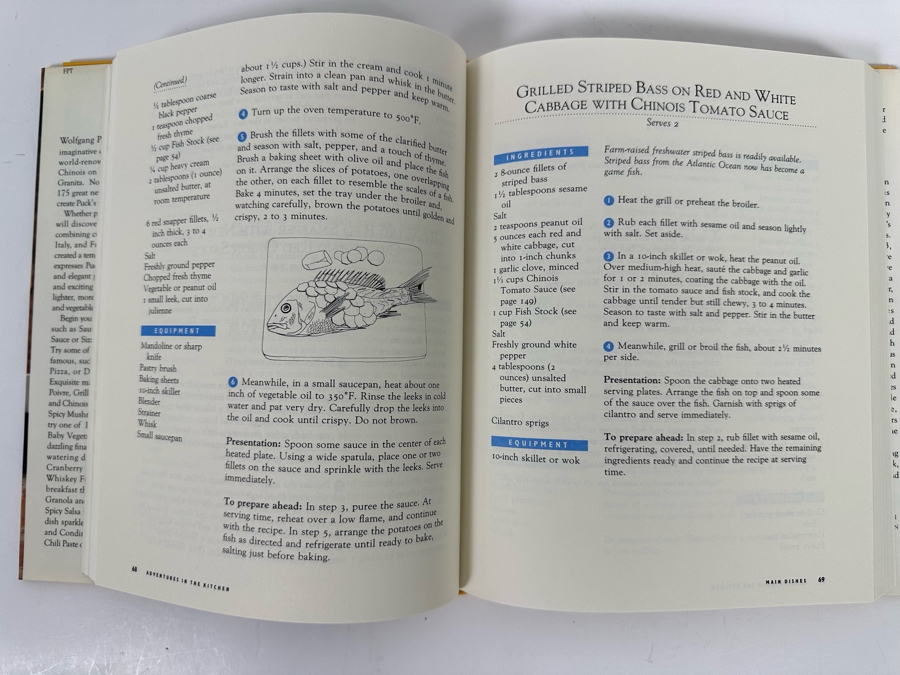 Signed First Edition Cookbook Wolfgang Puck Adventures In The Kitchen Signed By Wolfgang Puck [Photo 7]