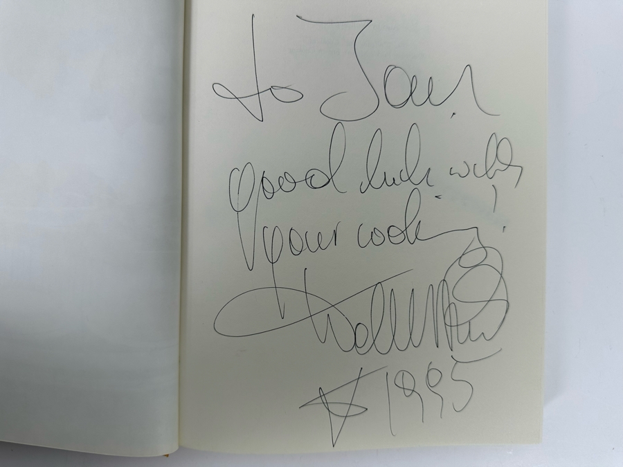 Signed First Edition Cookbook Wolfgang Puck Adventures In The Kitchen Signed By Wolfgang Puck [Photo 3]