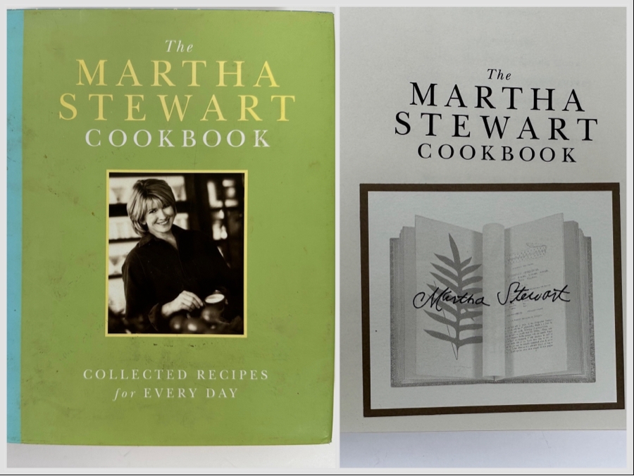 Signed The Martha Stewart Cookbook Collected Recipes For Every Day Signed By Martha Stewart [Photo 1]