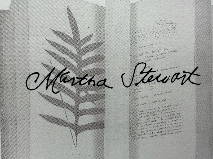 Signed The Martha Stewart Cookbook Collected Recipes For Every Day Signed By Martha Stewart [Photo 5]