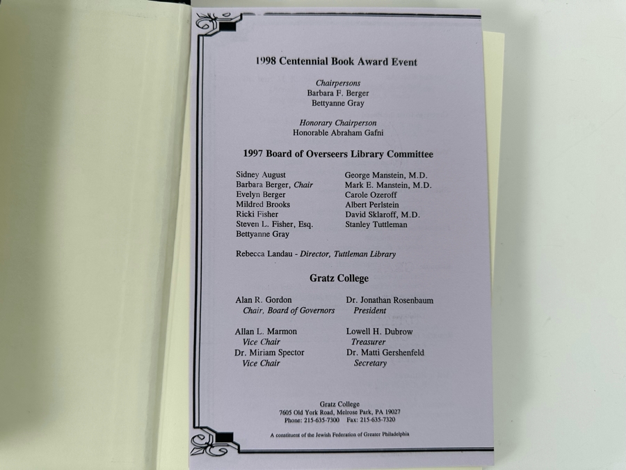 Signed Book Judgment In Jerusalem Chief Justice Simon Agranat And The Zionist Century Signed By Pnina Lahav [Photo 5]