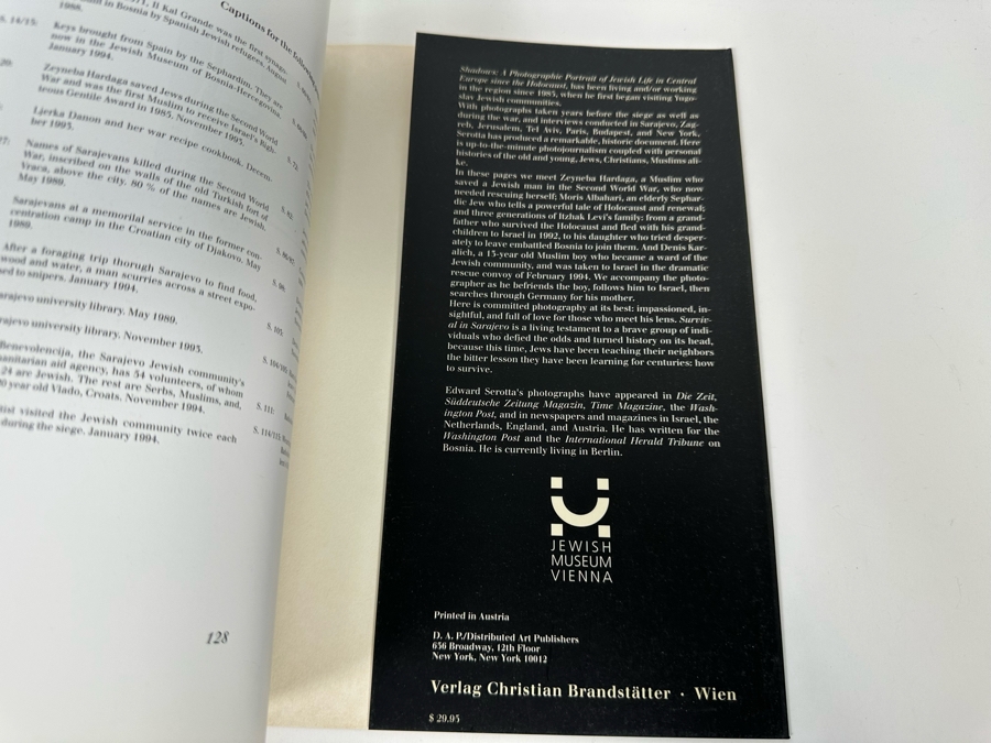 Signed Book Survival In Sarajevo Signed By Edward Serotta [Photo 7]