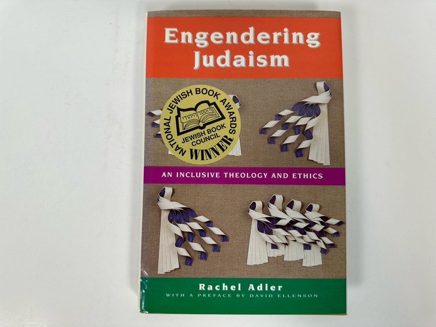 Signed Book Engendering Judaism Signed By Rachel Adler [Photo 2]
