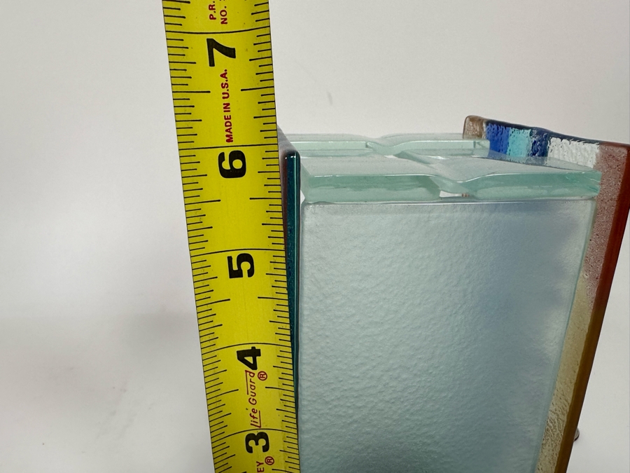 Glass Tzedakah Box 4W X 4D X 6H [Photo 10]