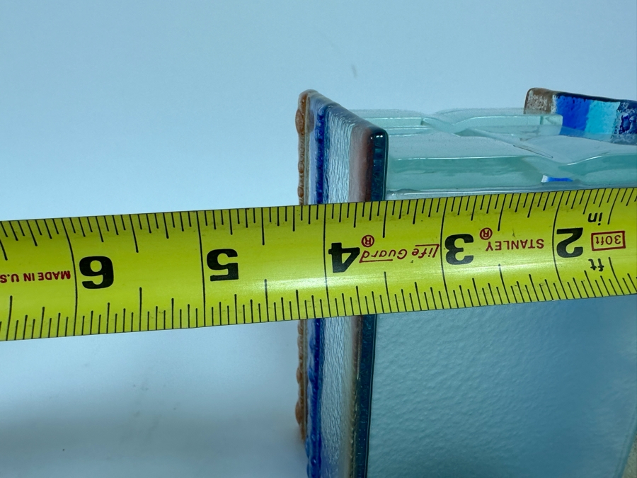 Glass Tzedakah Box 4W X 4D X 6H [Photo 9]