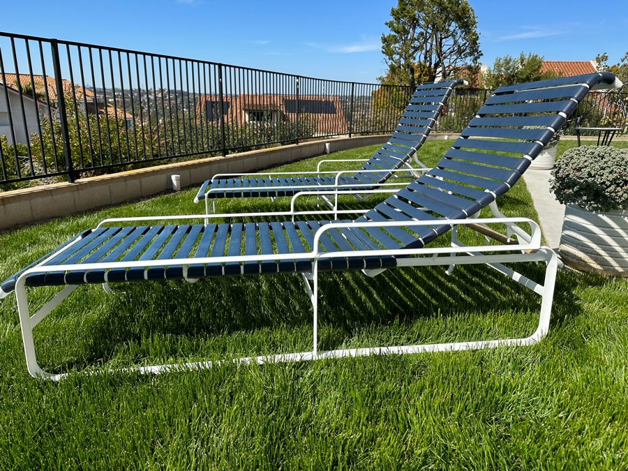 Pair Of Tropitone Outdoor Chaise Lounge Chairs 29W X 80L [Photo 4]