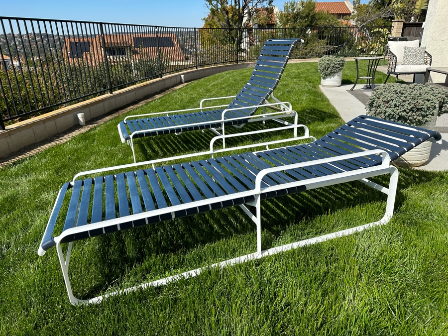 Pair Of Tropitone Outdoor Chaise Lounge Chairs 29W X 80L [Photo 10]