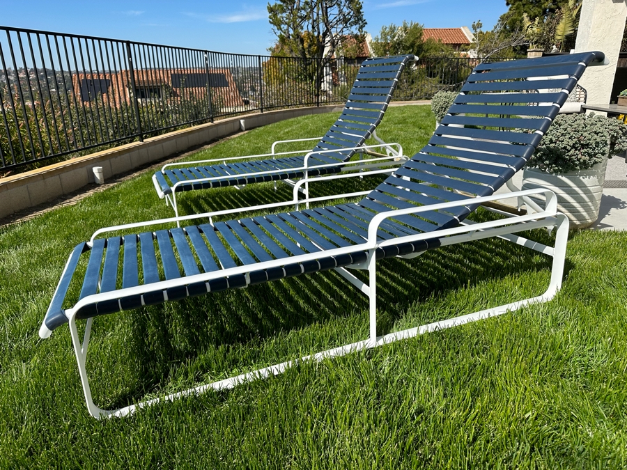 Pair Of Tropitone Outdoor Chaise Lounge Chairs 29W X 80L [Photo 3]