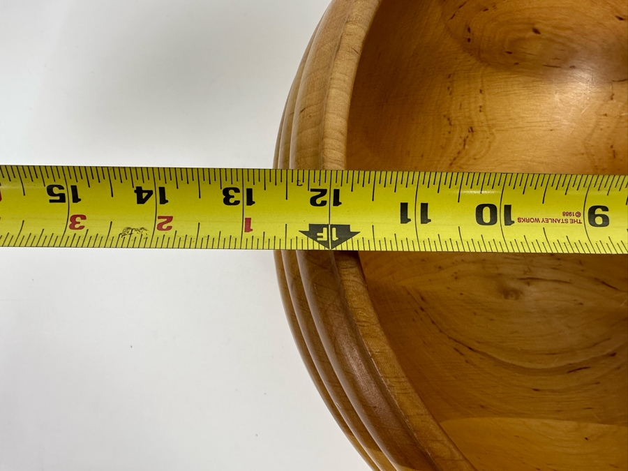Manzoni Pietro For Vietri Inc 12R X 7H Wood Serving Bowl Handmade In Italy [Photo 10]