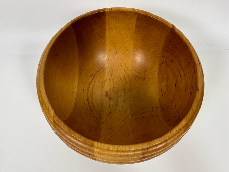 Manzoni Pietro For Vietri Inc 12R X 7H Wood Serving Bowl Handmade In Italy [Photo 4]
