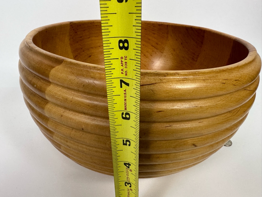 Manzoni Pietro For Vietri Inc 12R X 7H Wood Serving Bowl Handmade In Italy [Photo 11]