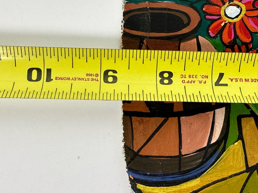 Original Painting On Canvas Unattributed 8.5 X 16 [Photo 6]