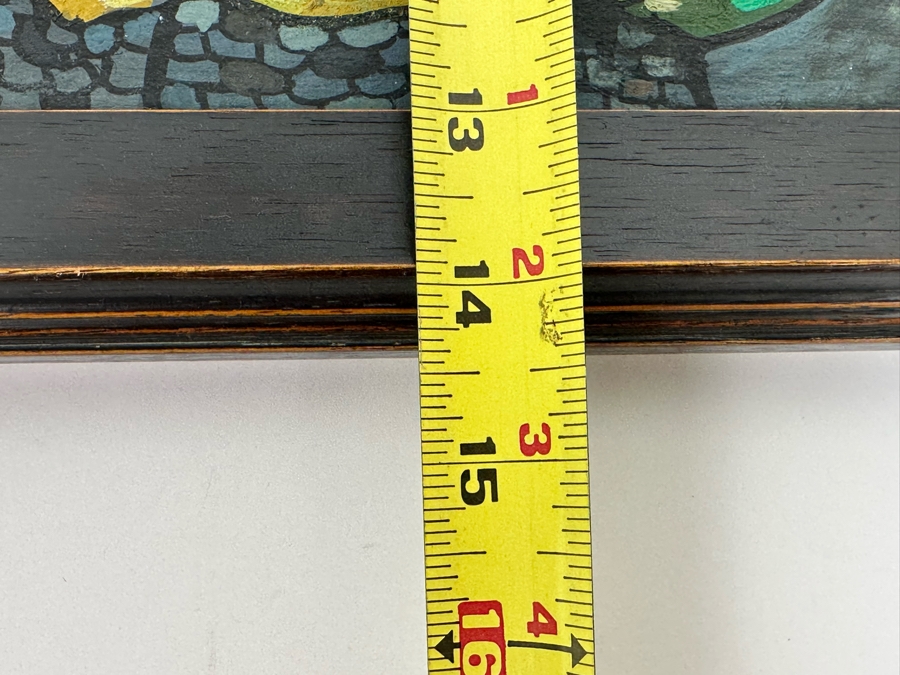 Original Painting Unattributed 15.5 X 11.5 Framed 18.5 X 14 [Photo 12]