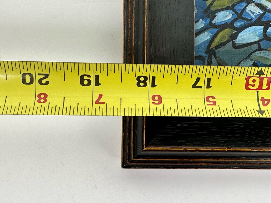 Original Painting Unattributed 15.5 X 11.5 Framed 18.5 X 14 [Photo 11]