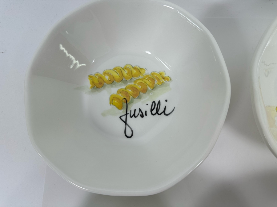 Set Of Six Bowls By Opificio Etico Ceramiche Made In Italy 9W X 2.5H [Photo 5]