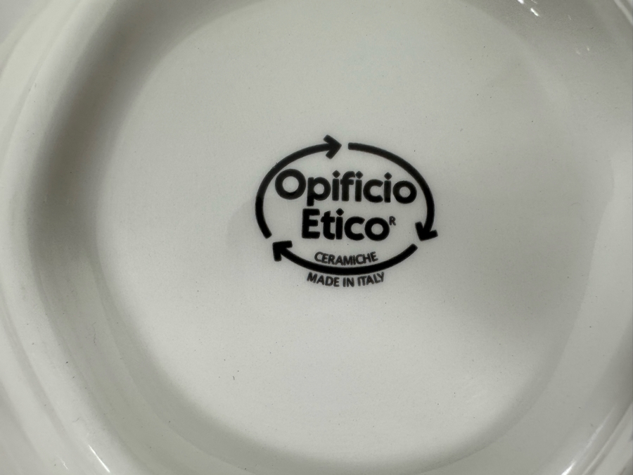 Set Of Six Bowls By Opificio Etico Ceramiche Made In Italy 9W X 2.5H [Photo 10]