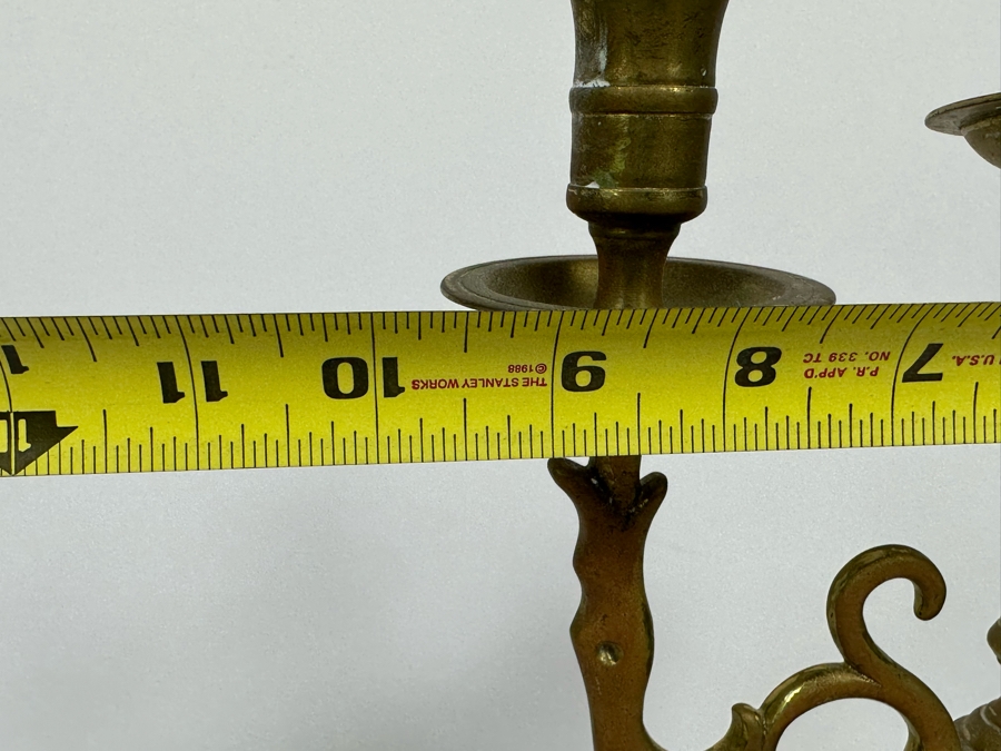 Vintage Copper Candelabra 9.5W X 16.5H [Photo 11]