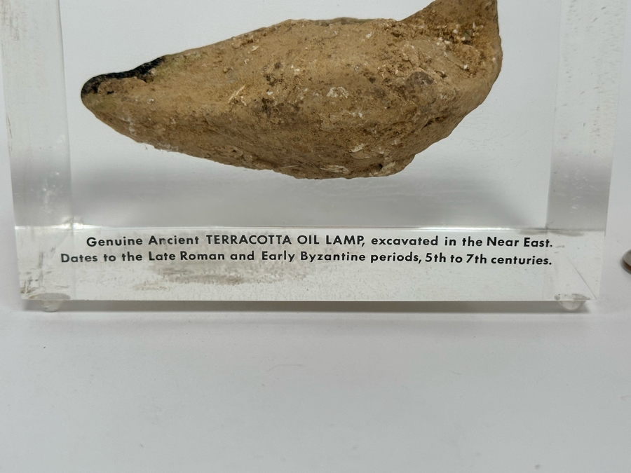Genuine Ancient Terracotta Oil Lamp Excavated In The Near East Dates To Late Roman And Early Byzantine Periods, 5th To 7th Century 4.5W X 3D X 3H [Photo 5]