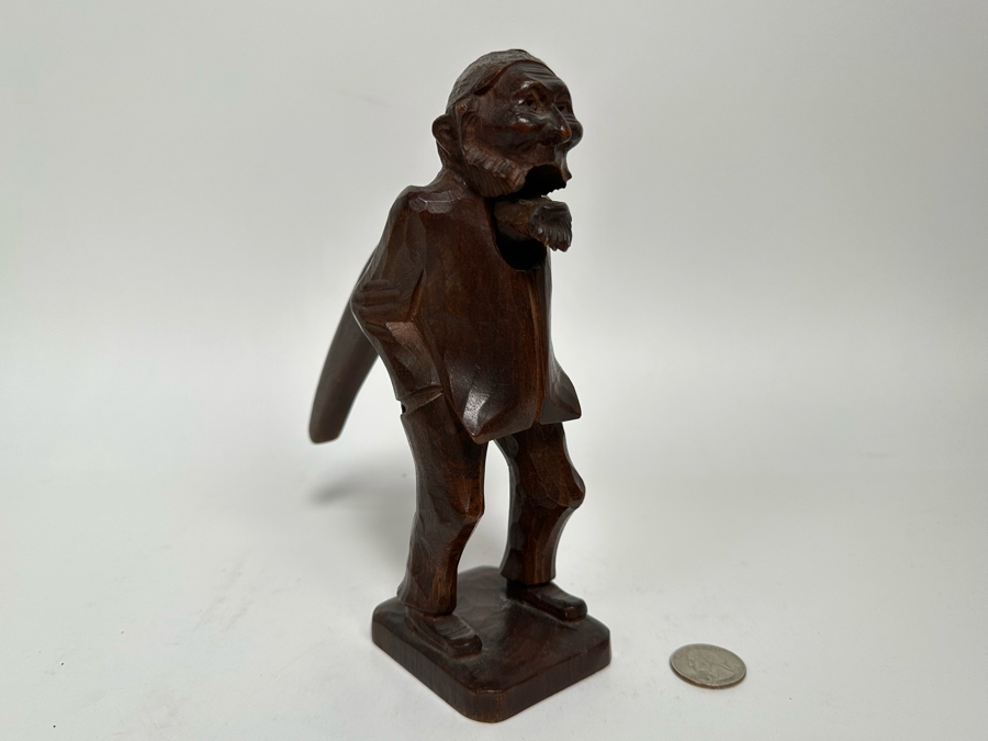 Wooden Carved Figural Man Nutcracker 7.5H [Photo 2]