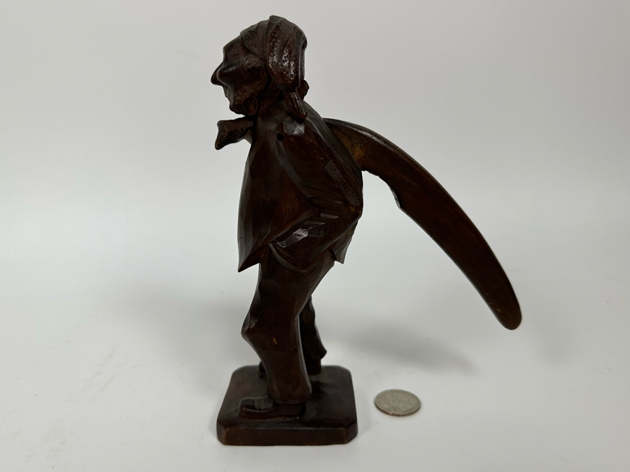 Wooden Carved Figural Man Nutcracker 7.5H [Photo 9]