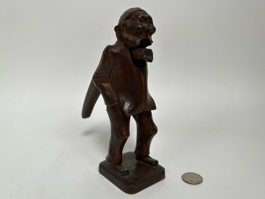 Wooden Carved Figural Man Nutcracker 7.5H [Photo 3]