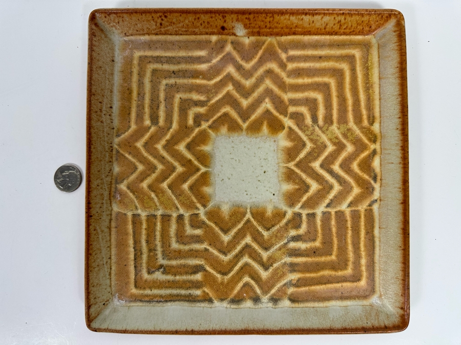 Cohen Studio Art Pottery Tray 10 X 10 [Photo 2]