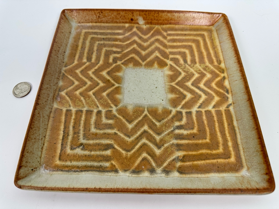 Cohen Studio Art Pottery Tray 10 X 10 [Photo 4]