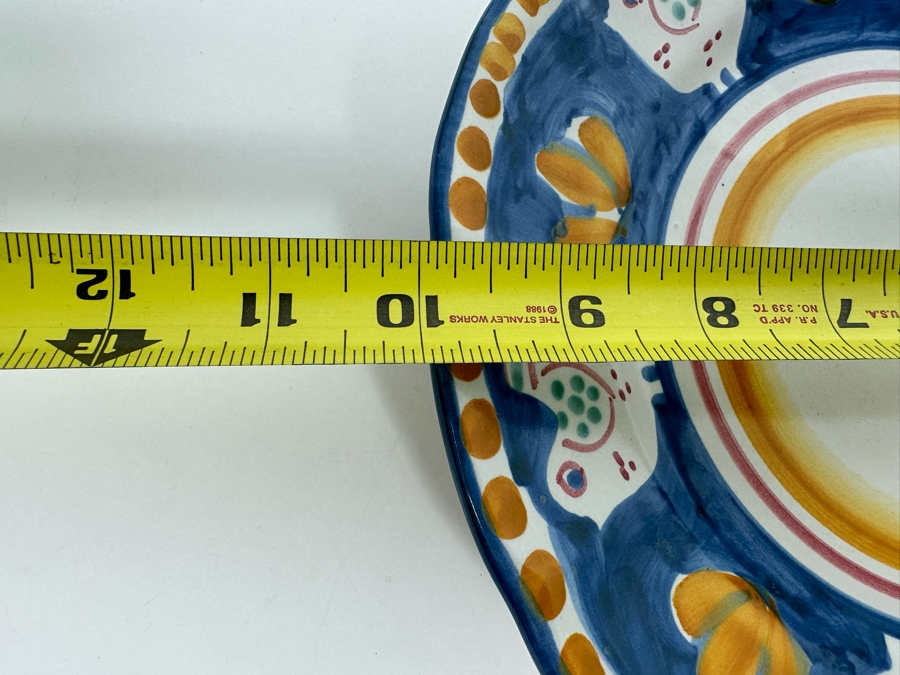 Set Of 3 Solimene Vietri Plates Made In Italy 10R [Photo 9]