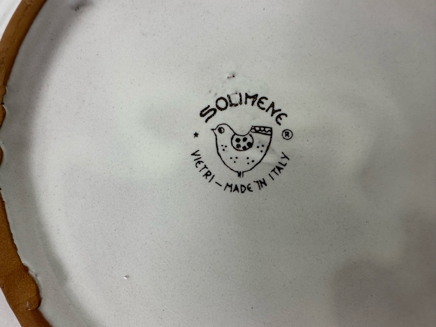 Set Of 3 Solimene Vietri Plates Made In Italy 10R [Photo 7]