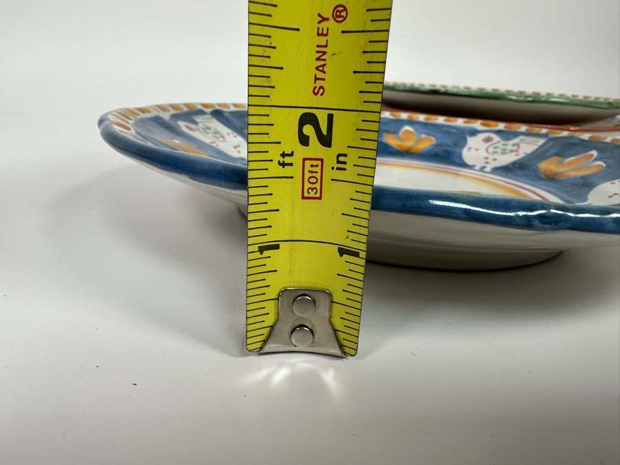 Set Of 3 Solimene Vietri Plates Made In Italy 10R [Photo 10]