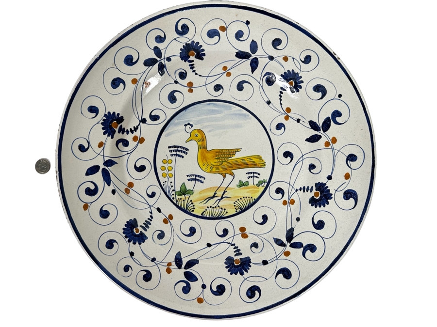 Uccello Charger Plate Made In Italy 17.5R [Photo 1]