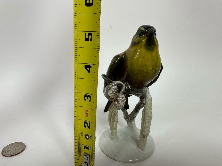 Rosenthal Germany Zeisig Bird Porcelain Figurine Greenfinch 5H [Photo 10]