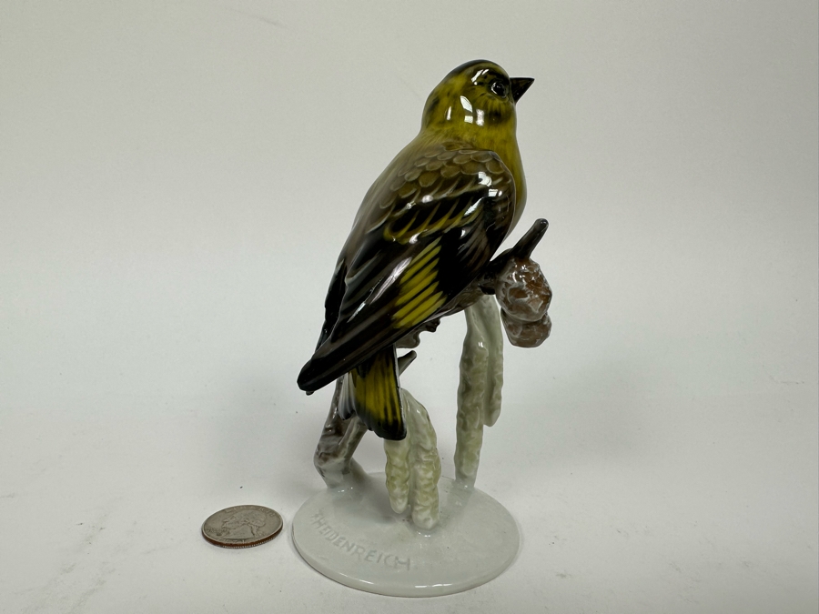 Rosenthal Germany Zeisig Bird Porcelain Figurine Greenfinch 5H [Photo 3]