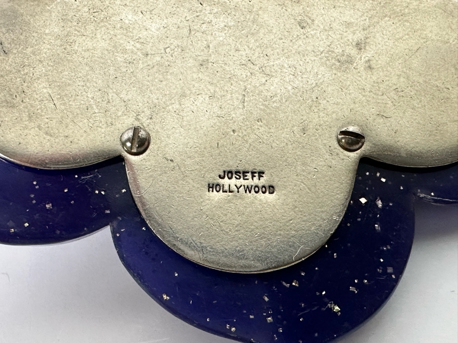 Vintage Joseff Of Hollywood Brooch Pin 2.75W [Photo 2]