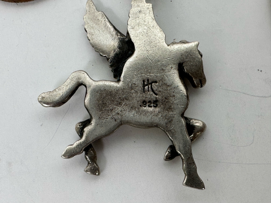 Sterling Silver Pins Brooches And Pendants 43g TW [Photo 10]